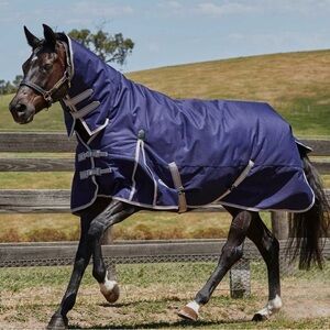 NEW! Weatherbeeta Essential Combo Mid 1200D Navy Horse Turnout Blanket 78